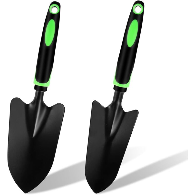 Gartengeräte, 2-teiliges Set Gartengeräte Schaufel Kleiner Stahlgartenspaten Pflanzspaten Kleiner Handspaten Kleiner Strandspaten zum Pflanzen und