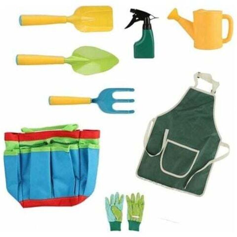 Gartengeräte für Kinder, Gartenset für Kinder, tragbare Kinder-Gartengeräte, Tragetasche, Gartenzubehör, Gartengeräte für Kinder,