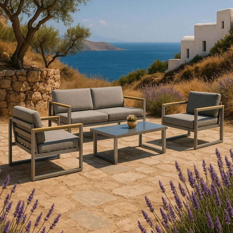 Gartenlounge Set Marbella 4-teilig