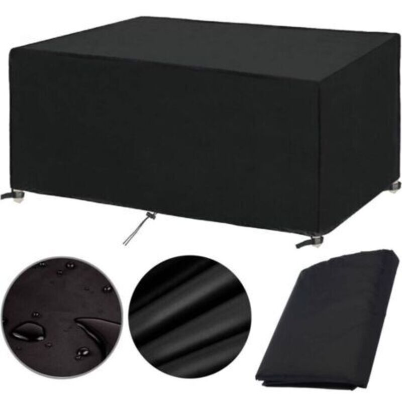 Gartenmöbel Abdeckung 21313274cm Schutzhülle Garten Tisch Abdeckung Outdoor Möbel Wasserdicht Winddicht Anti-UV Kältebeständig Möbel Schutzhülle