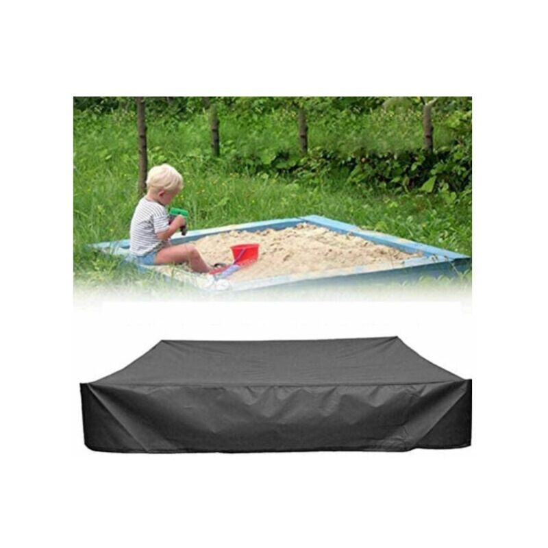 Gartenmöbel-Abdeckung, verbesserter quadratischer Gartentisch, reißfeste 420D Oxford-Gartenmöbel-Abdeckung/Rattan, 150 x 150 cm