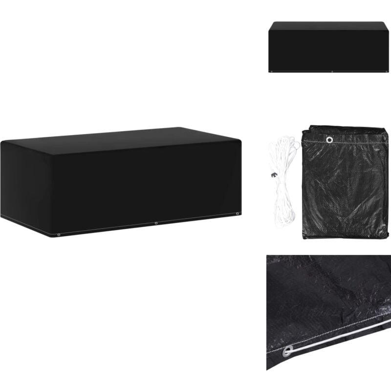 Vidaxl - Abdeckung für Gartenmöbel und Gasgrills 6 Ösen 170x90x60 cm - Gartenmöbelschutzhülle - Rattan Möbel Abdecken - Gartenmöbel Abzudecken