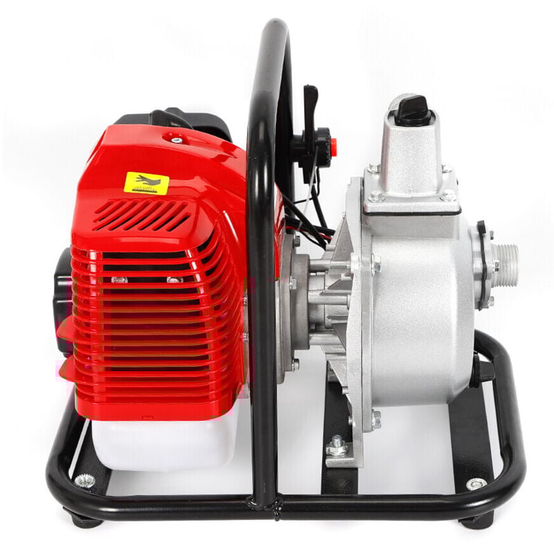 Gartenpumpe Teichpumpe Benzin Benzinmotor Wasserpumpe Brunnen Teich Pumpe 8100L/h 43cc Motorpumpe