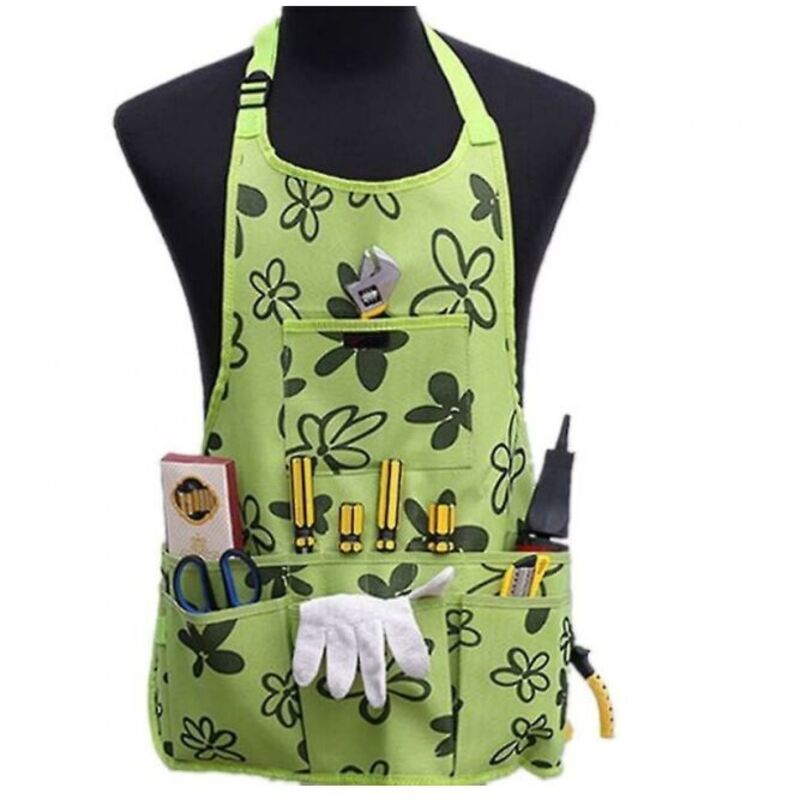 Gartenschürze aus Oxford-Stoff, verdickende Gartengeräte, Multifunktionsgürtel, wasserdicht, verschleißfest, für Damen und Herren