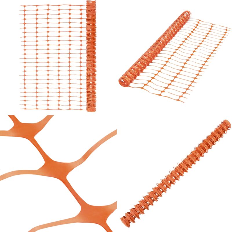 Vidaxl - Gartenzaun 30 m Orange - Gartenzaun - Schutznetz - Absperrgitter - Sicherheitszaun - Warngitter - Home & Living