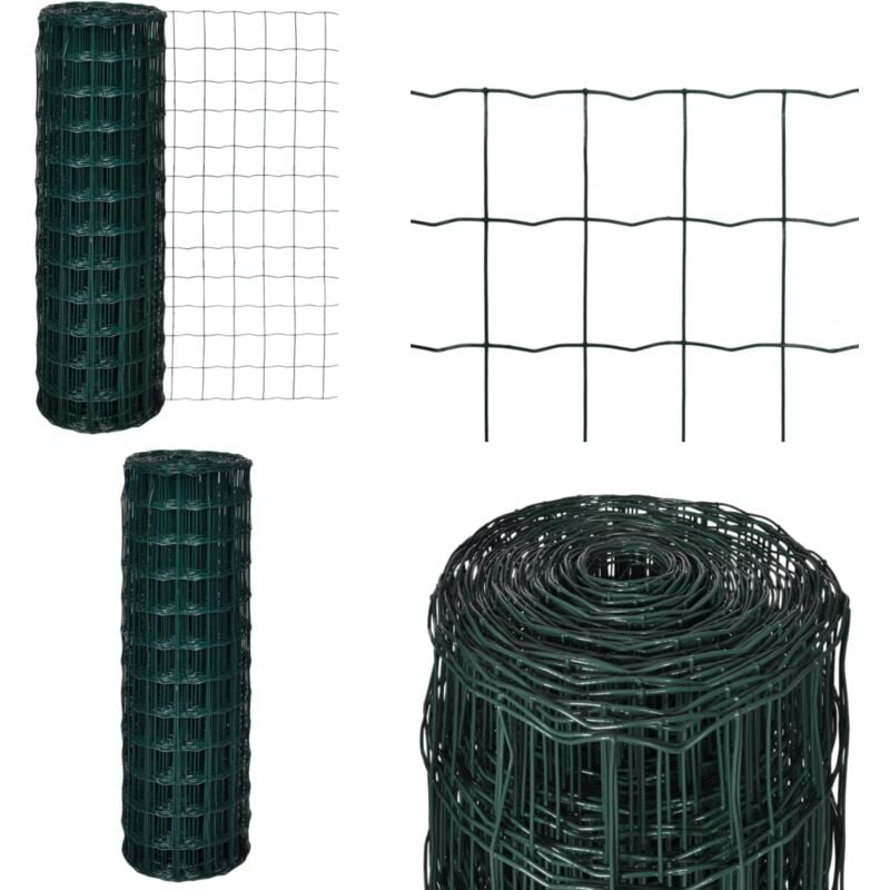 Gartenzaun Maschendraht Gitterzaun Schweißgitter 25x1,2 m - Gartenzaun - Maschendrahtzaun - Metallzaun - Stabiler Zaun - Gartenzäune - Home & Living