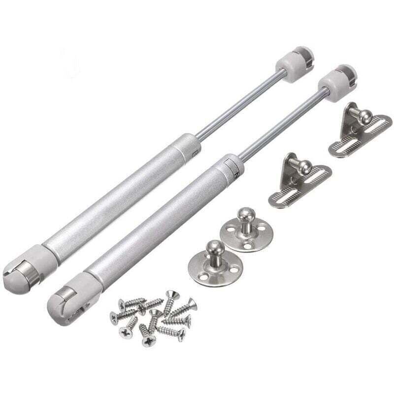 Gasdruckfedern für Möbel, 2 Stück 80N hydraulische Gasdruckfedern für Möbel, Original-Gasdruckdämpfer für Küchenschranktüren, pneumatischer Arm