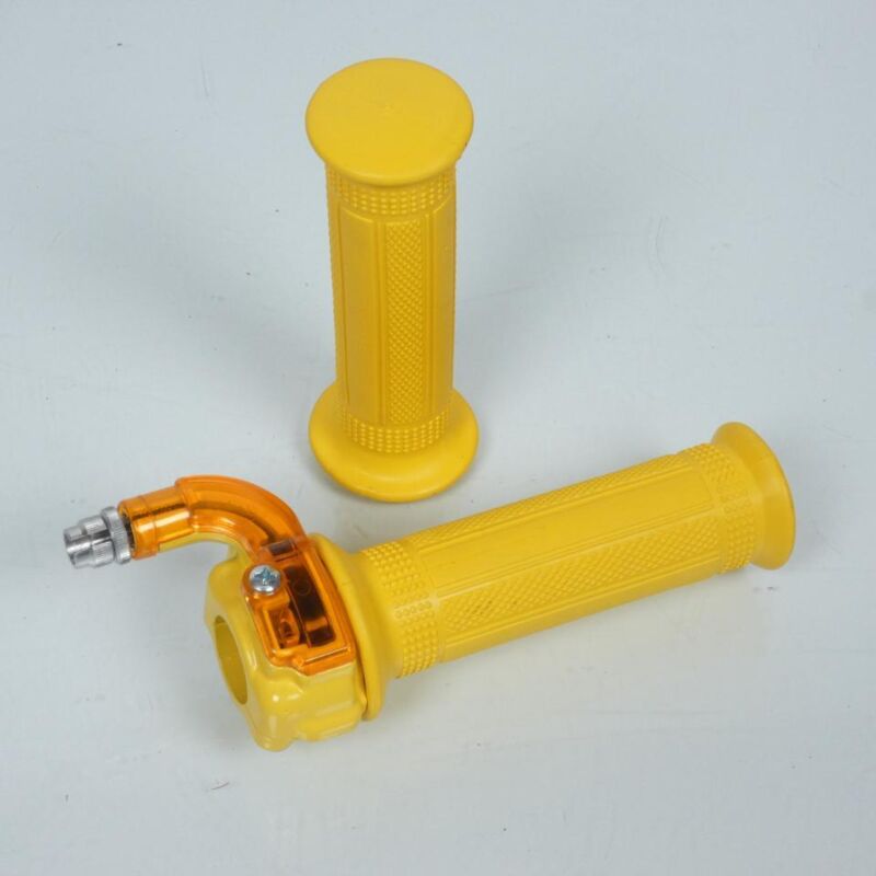 gasgriff gelb rsm mini targa für moped mofa moped