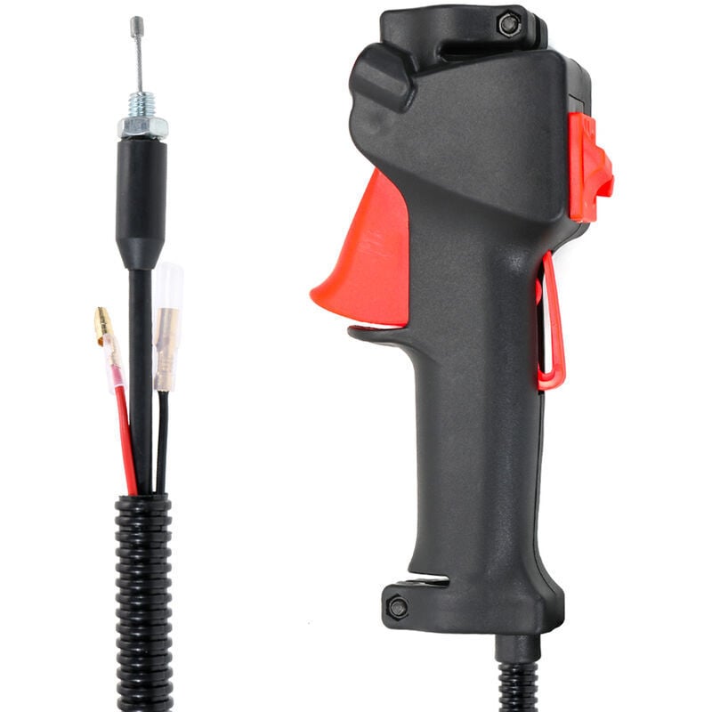 Gashebel für Rasenmäher, manueller Gasgriff, Freischneider, Rasenmäher, Rasenmäherzubehör