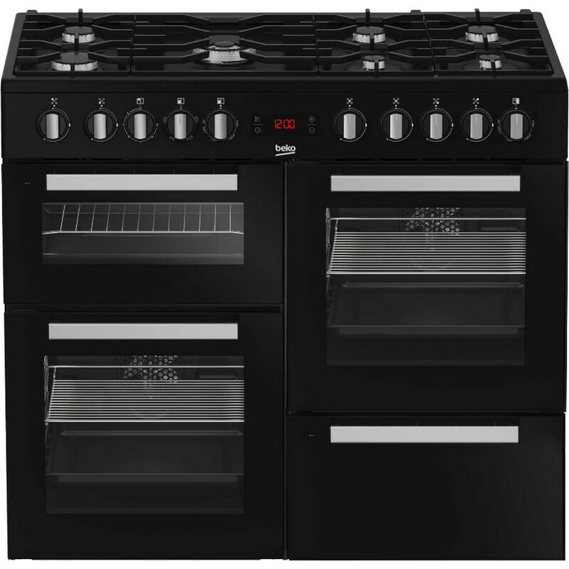Gaskocher 159l 7 flammen schwarz Beko pf335325db