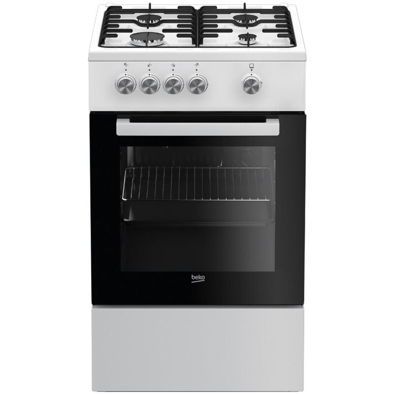 68l gaskocher 4 brenner weiß Beko FSG52000DWC