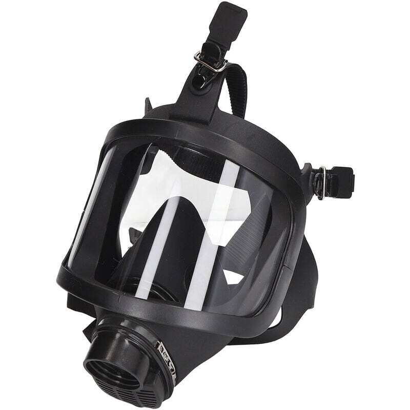 Gasmasken-Atemschutzmaske, beschlagfrei, schlagfest, verstellbar, RD40-Anschluss, Sicherheits-Atemschutzmaske mit Filter, für den Arbeitsschutz im