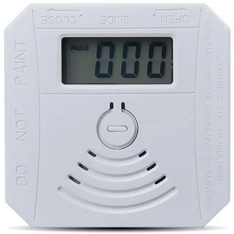 Gasmelder, kombinierter Kohlenmonoxid-Rauchmelder, batteriebetriebener CO-Rauchmelder mit Display