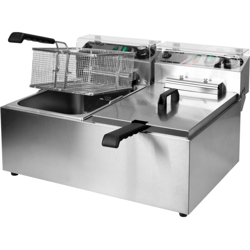 Gastro Fritteuse 2x11,5L 2x5000W 490x595x360mm 380-400V