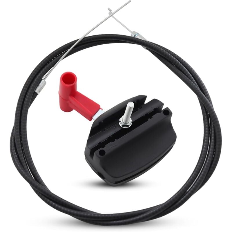 Gaszug für Rasenmäher, Rasenmäherkabel, Gaszug, Griffsatz für Benzin-Elektro-Rasenmäher, Universal-Gaszug für Rasenmäher