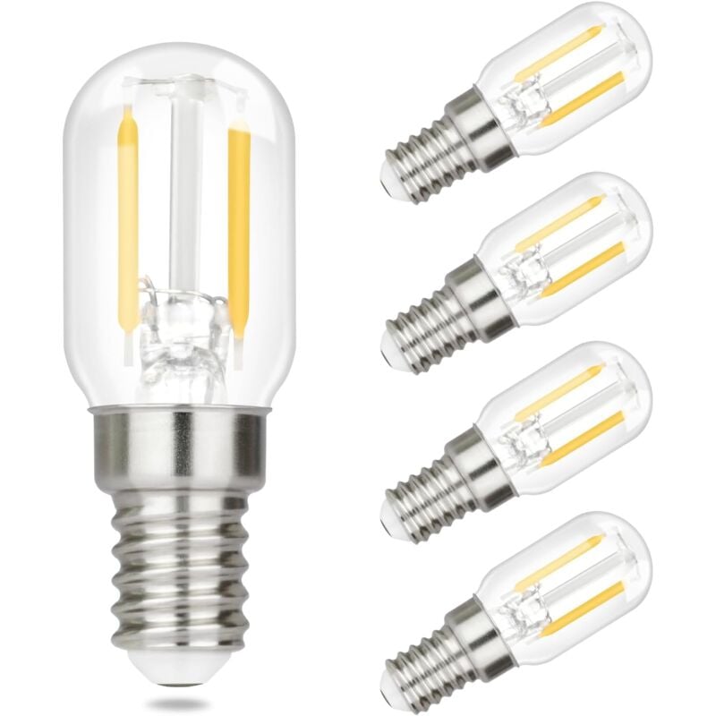 Gbly - 4er pack E14 led Warmweiss Glühbirne - Vintage led Lampen T22 Retro Birne 2W 2700K Warmweiß Edison Leuchtmittel E14 Lampenfassung