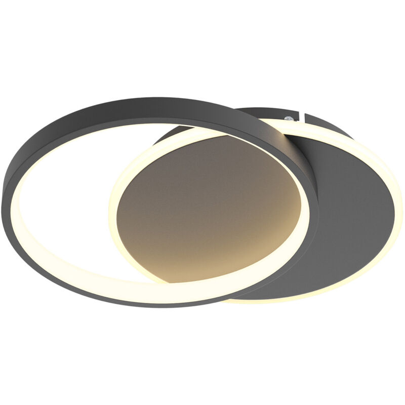 Led Deckenleuchte Dimmbar Deckenleuchte Wohnzimmer mit Fernbedienung Moderne Schlafzimmer Design Flach 2 stück Runden Ring Wohnzimmer Lampe für Küche