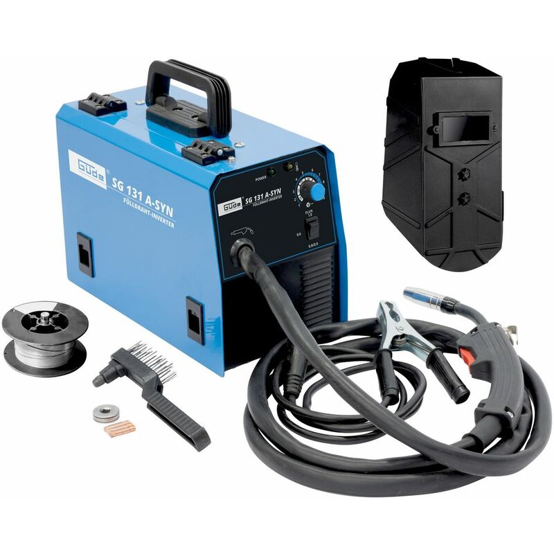Güde - Fülldrahtschweißgerät Schweißgerät sg 131 a-syn 230 v Drahtstärke 0,9 mm