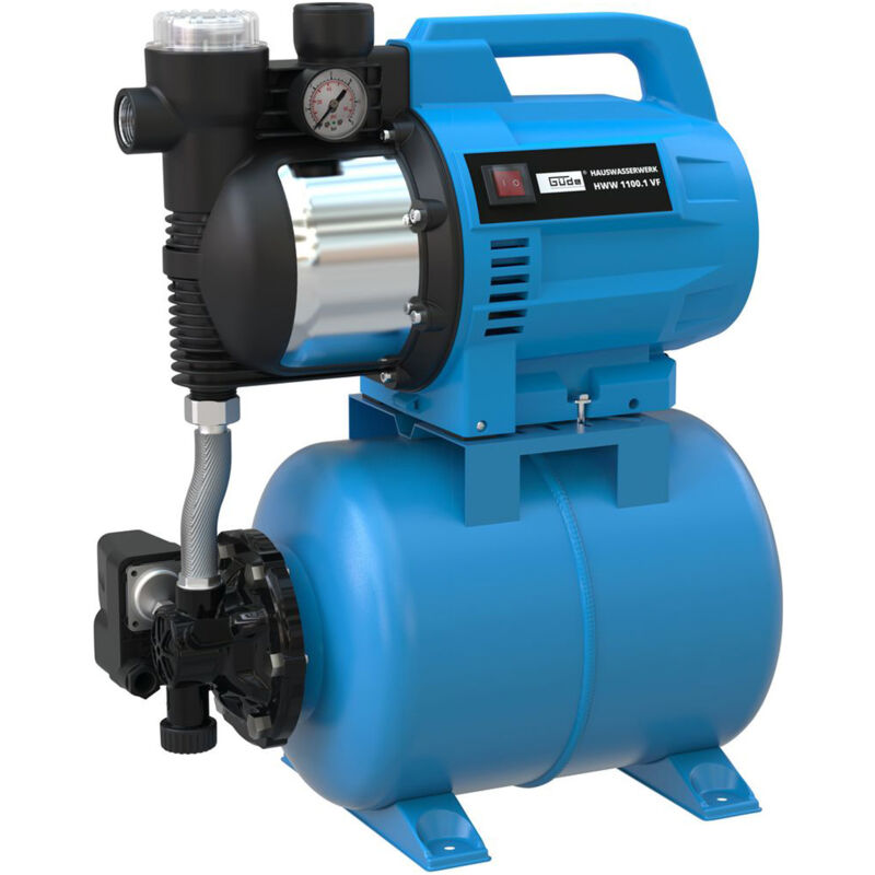 Güde - Hauswasserwerk hww 1100.1 vf 4600 l/h, Förderhöhe max. 46 m, Ansaughöhe max. 8m 93906