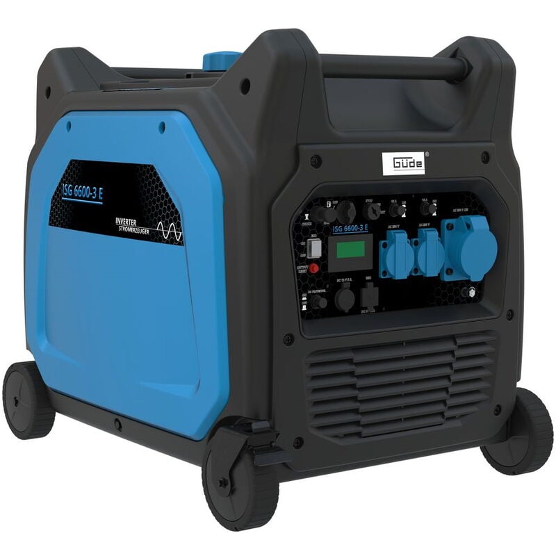 Inverter Stromerzeuger Notstromaggregat Stromaggregat Generator isg 6600-3 e - Güde