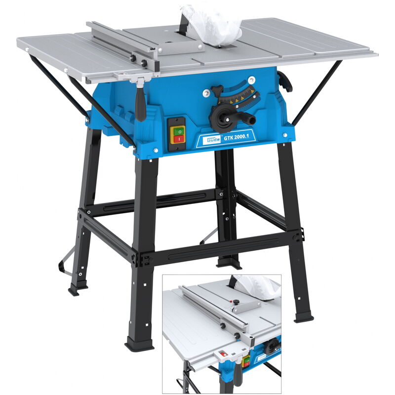 Güde - Tischkreissäge Tischsäge gtk 2000.1 Tischverbreiterung + Paralellanschlag