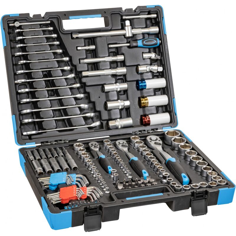 Güde - Werkzeugkoffer Werkzeugsatz GWZK157 157tlg. Set Steckschlüssel Satz Koffer