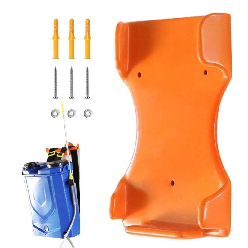 Gebläsehalter – Robuste Wandhalterung für Freischneider, Halter für Gartengeräte, Organizer für Heckenscheren, sicherer Verriegelungshalter