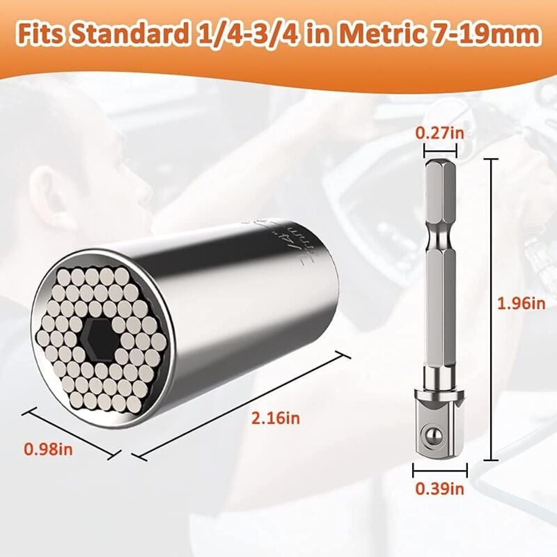 Geburtstagsgeschenke für Männer Weihnachtsgeschenke 7-19 mm Originelle und praktische Geschenke für Männer