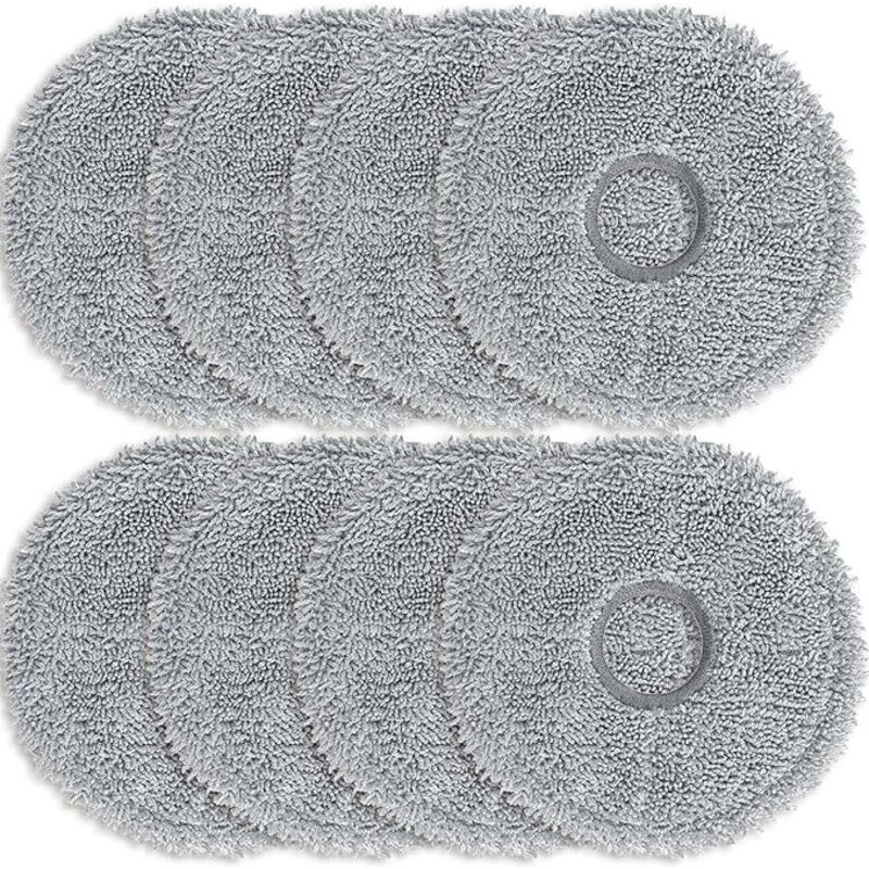 Geeignet für 8 Stück Mikrofaser Wischpads für Dreame L10s Ultra / L10 Ultra / L20 Ultra / L10s Pro Ultra Heat / X40 Ultra Complete & Xiaomi X10+ /