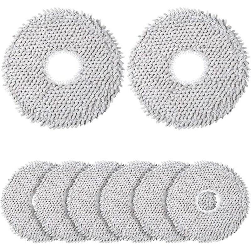 Geeignet für 8 Stück Wischtücher für Xiaomi X10+ / X20+ & Dreame L10s Ultra / L10 Ultra / L20 Ultra / L10s Pro Ultra Heat / X40 Ultra Complete