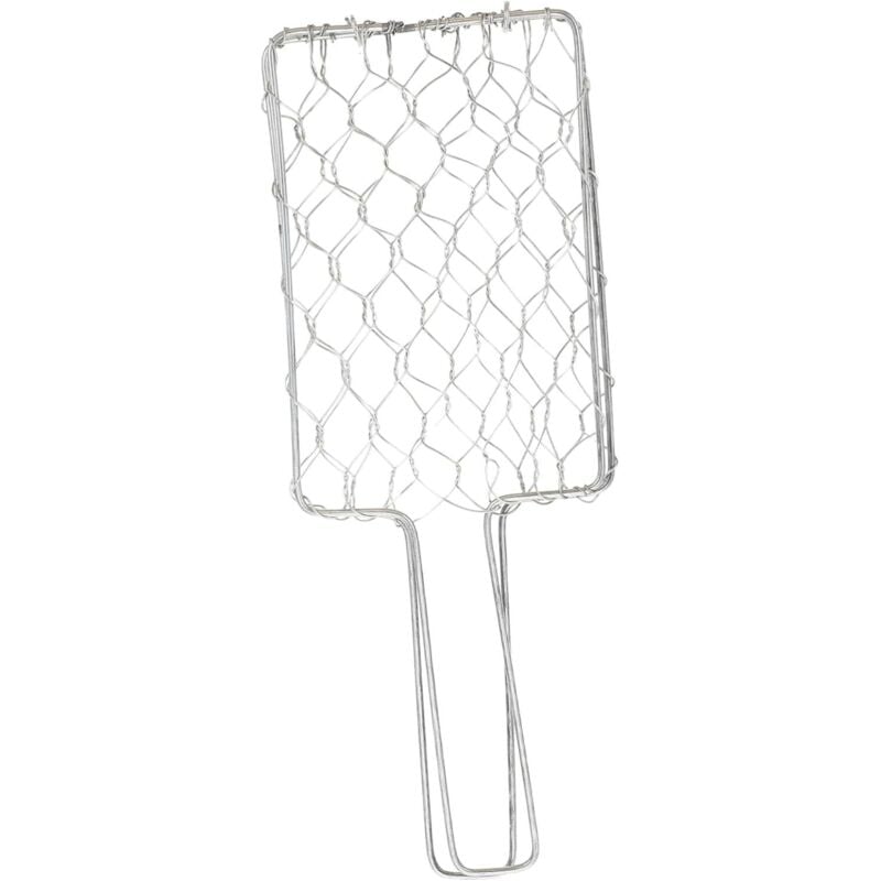 Gegrillter Fisch mit Eisengrill Praktischer Grillkorb Haushaltsgrillkorb Tragbarer Grillkorb Grillzubehör Grill Fischfleischgrill Grillrost Grill