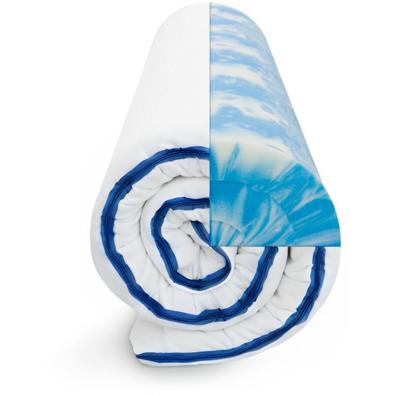 Gel Matratze topper 140x200 cm – Ergonomische Matratzenauflage 140x200 cm, optimale Matratzentopper 140x200 cm