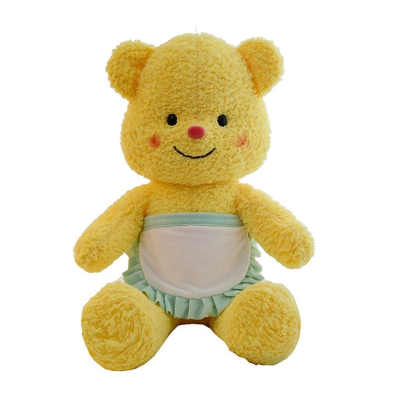 Tlily - Gelber Bär Butter Süße Butterbär Plüschpuppe Spielzeug Geschenk für Geburtstage, Bar Mitzvahs, Jubiläen Rag