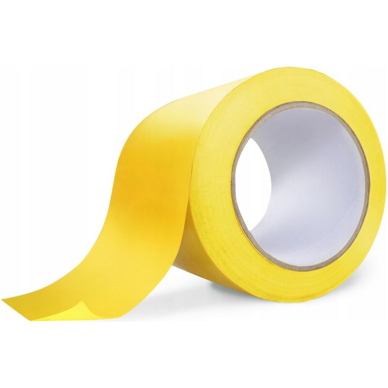 GELBES MARKIERUNGSBAND 10 CM/33 WARNUNG Arbeitsschutz und Sicherheit 100/33 Bodenlinie