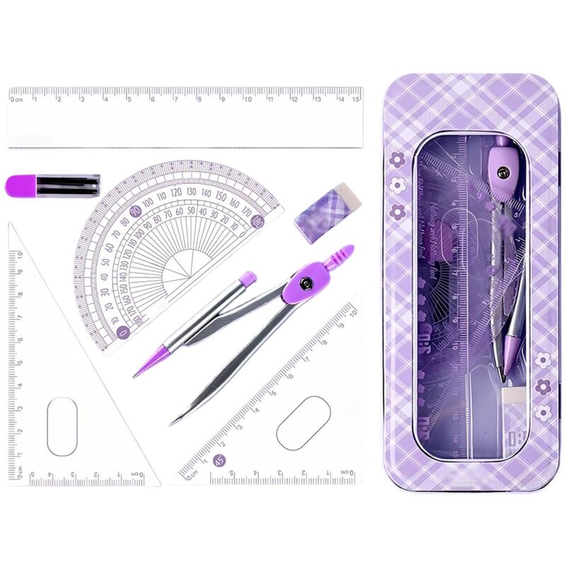 Geometrie-Set, Geometrie-Kompass, Kompass-Zeichnungs-Geometrie-Sets, geometrisches Zeichenlineal