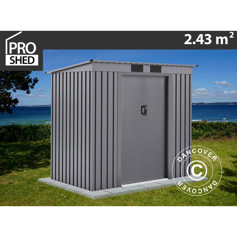 Dancover - Geräteschuppen Metallgerätehaus, 2,01x1,21x1,76m, 2,43m²,