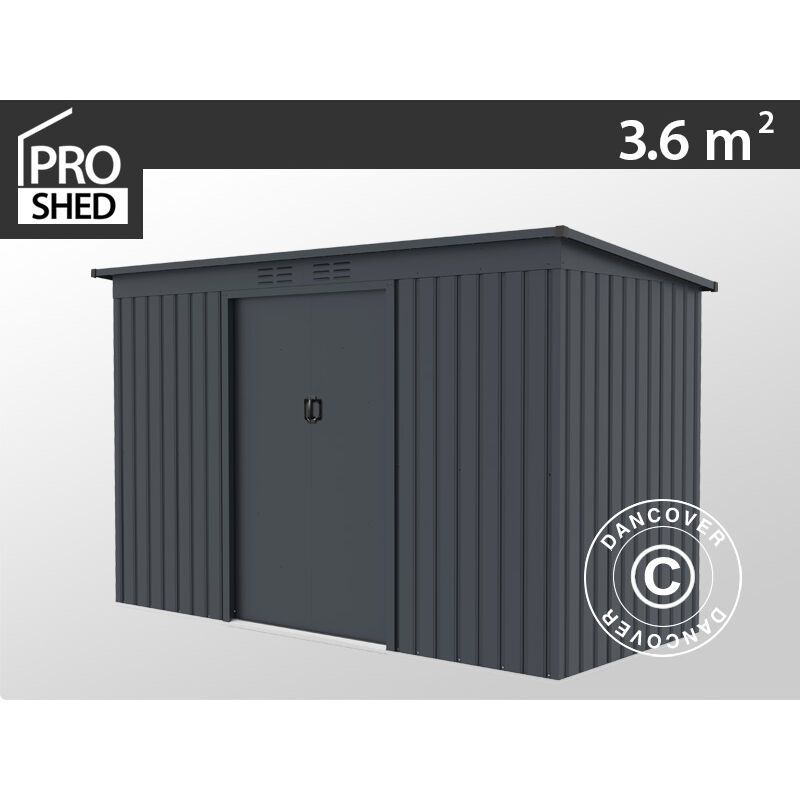 Geräteschuppen Metallgerätehaus, 2,77x1,30x1,73m, 3,6m²,