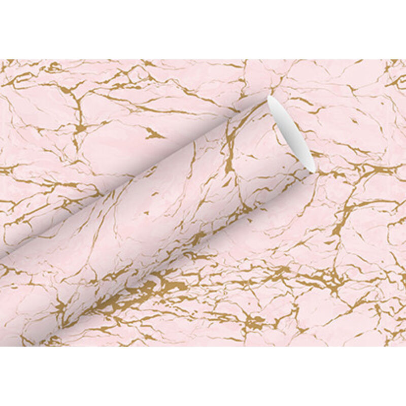 Geschenkpapier Marmor rosa 2 m Geschenkpapier