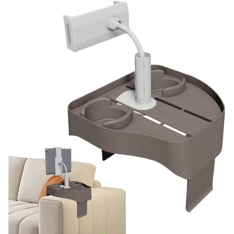 Getränkehalter-Tablett für Whirlpools Tische für draußen Whirlpool-Lagerregal mit 2 Halterungen für oberirdische Whirlpool-Wände