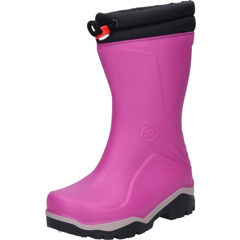 Dunlop - Kinder-Stiefel Kids Blizzard pvc Gr.32 gefüttert pink/schwarz K374061
