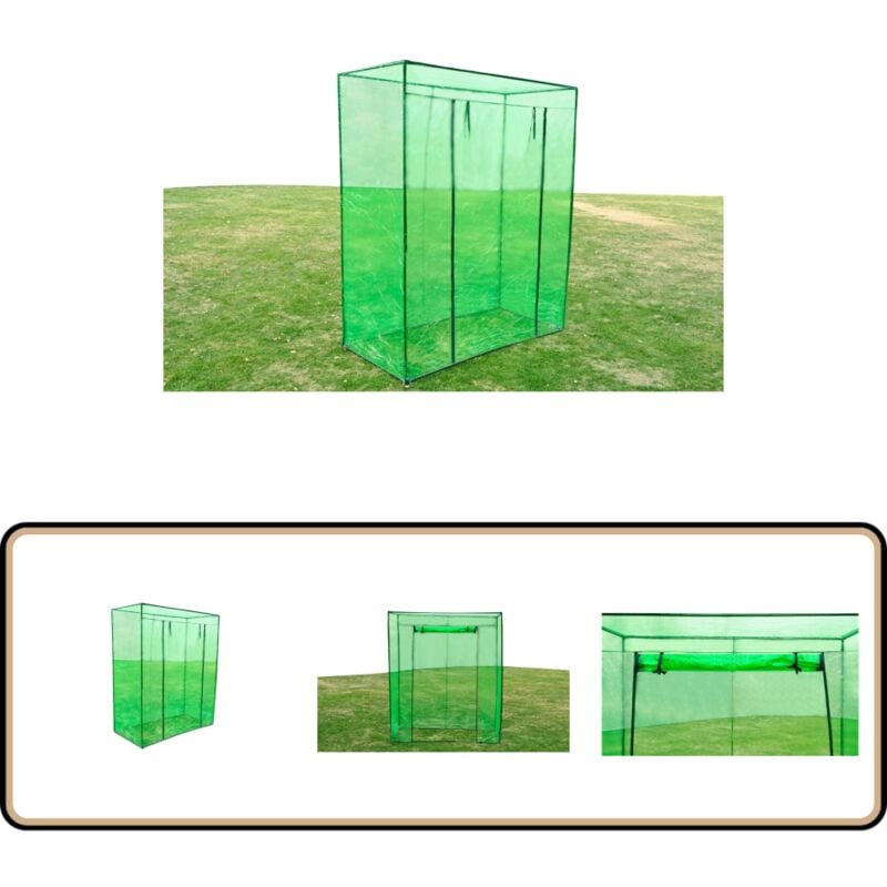 Gewächshaus Stahlrahmen pvc - Gewächshaus - Treibhaus - Gartengewächshaus - Mini Greenhouse - Kunststoff Greenhouse