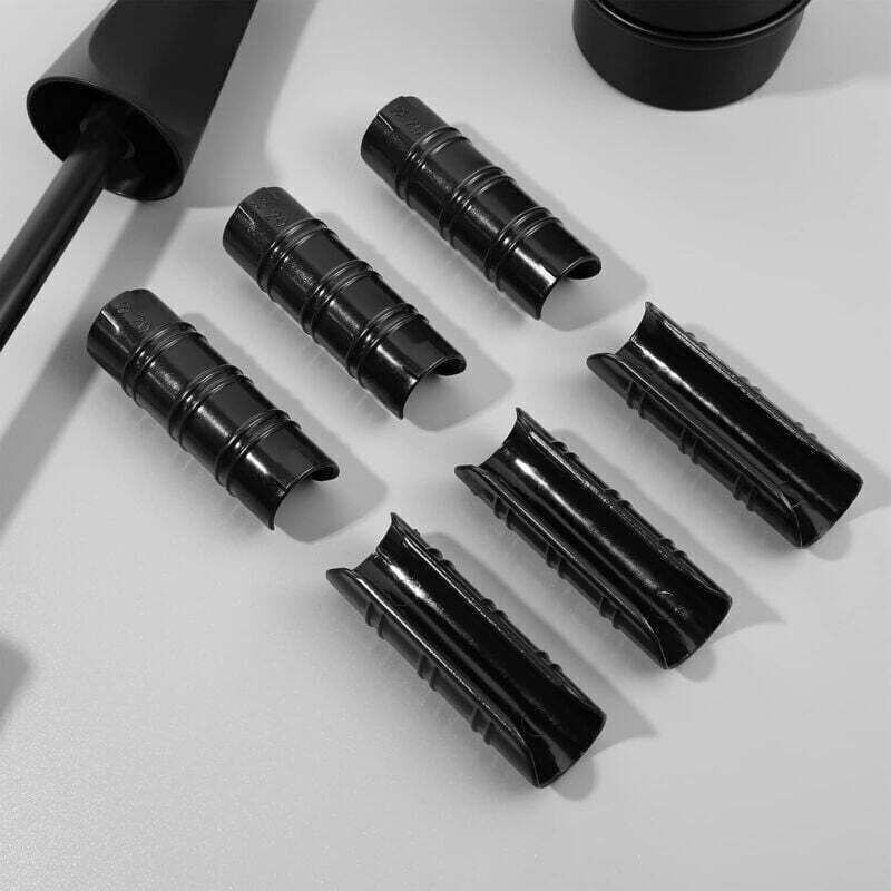 Gewächshauszubehör, 50 Stück Garten-Gewächshaus-Schlauchschellen, Schlauchklemmen, Folienclips für Gewächshaus, Banner, Rahmen, Unterstand, Schwarz