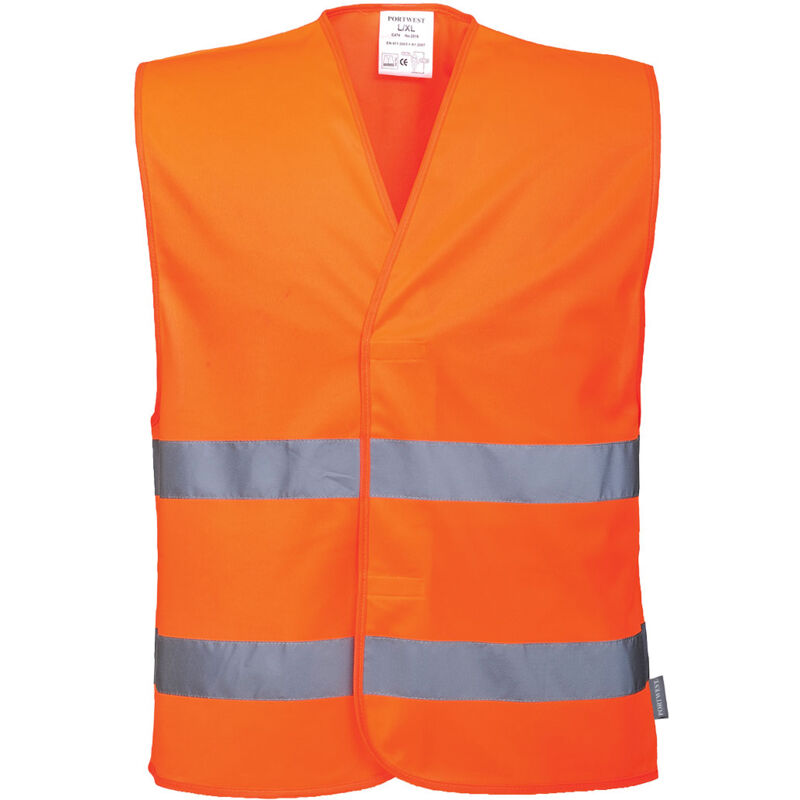 Doppelstreifen-Westen Orange 2XL/3XL