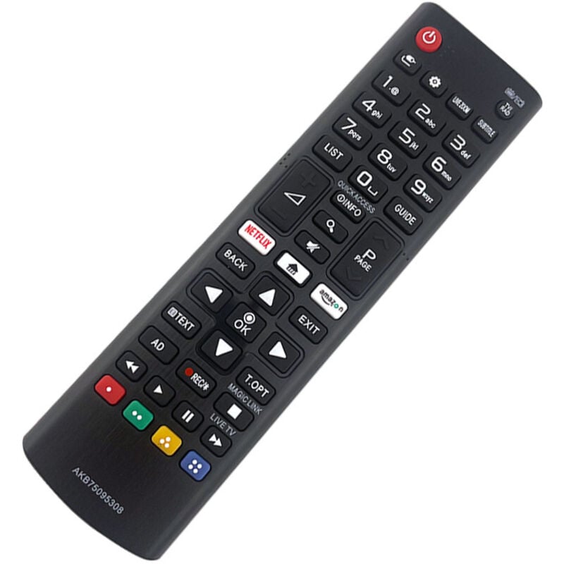 Jalleria - Gilt für lg Smart TV-Ersatzfernbedienung (Universal) mit Netflix- und Amazon-Tasten