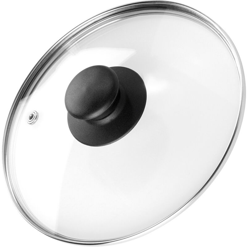 Glasdeckel für Töpfe, Pfannen und Töpfe Universalknopf 18 cm
