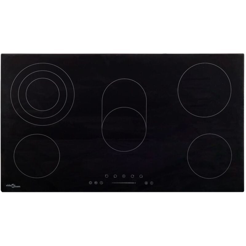 Glaskeramik-Kochfeld mit 5 Platten Touch Control 77 cm 8500 W vidaXL