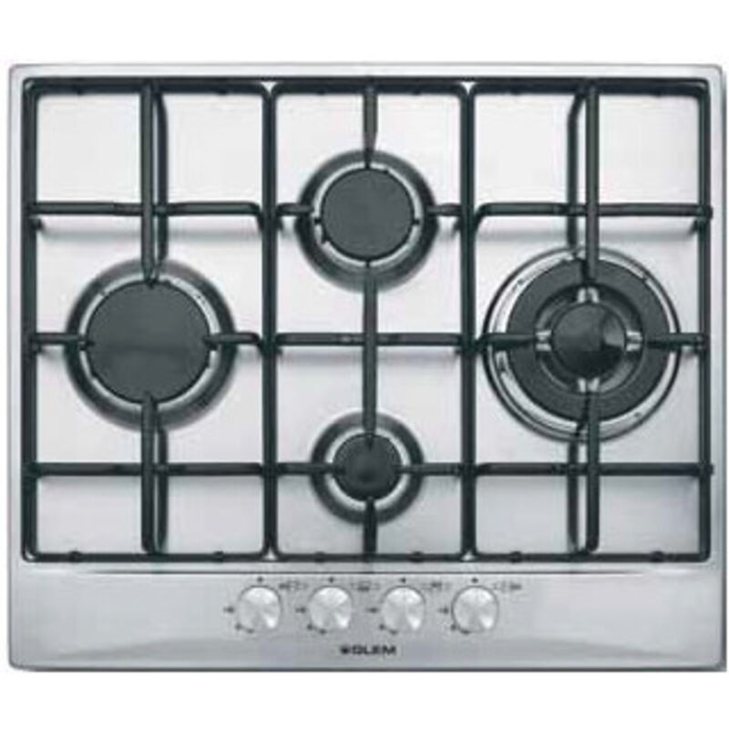 Glem Gas GT645IX Kochfeld Edelstahl Integriert 60 cm Gaskochfeld 4 Zone(n)