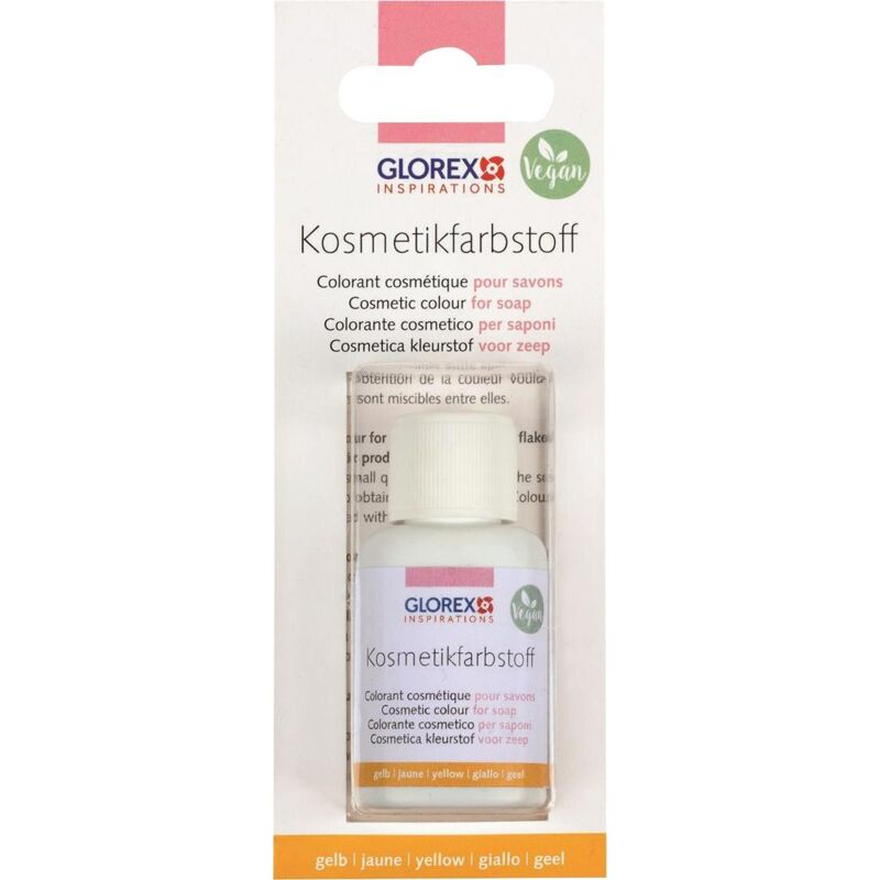 Glorex Seifen-Kosmetik-Farbstoff gelb 20 ml Bastelfarben