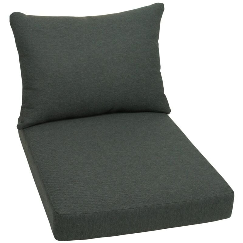 Go-de - Palettenkissen anthrazit 80x60x12 cm Palettenpolster Sitzkissen Auflage