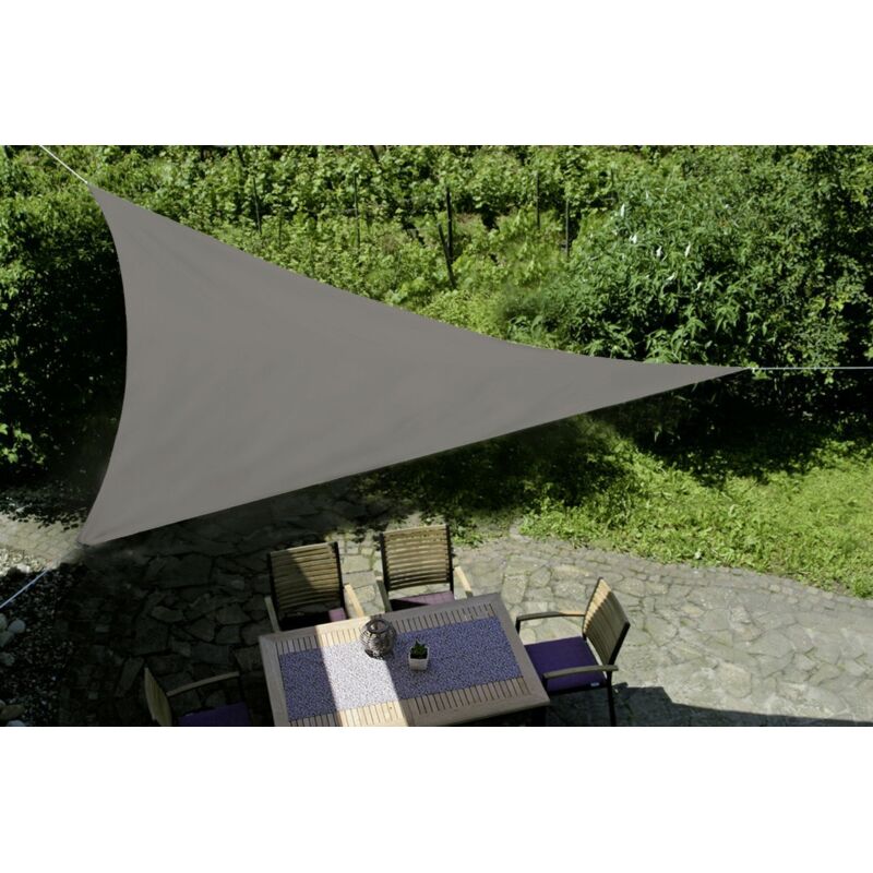 Go-de - Sonnensegel Dreieckig Anthrazit 360 x 360 x 360 cm Sonnensegel